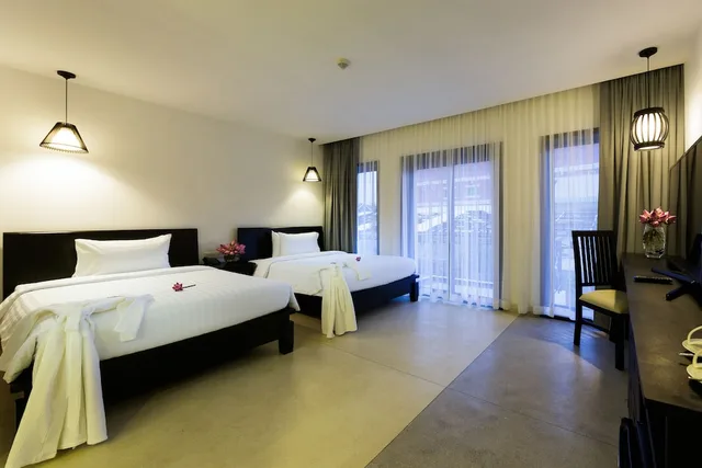 غرفة ديلوكس بسريرين مزدوجين، Aroma Angkor Boutique Hotel 4/9