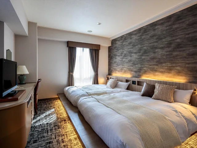 Deluxe, Twin Beds, Gran Palette Hakodate 2/2