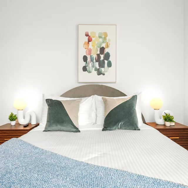 استوديو بسرير كينج مع أريكة، Bluebird Suites at The Apex Miami 4/6