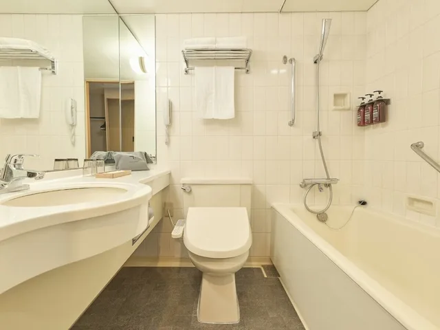 غرفة ديلوكس عائلية بسريرين مزدوجين، The New Hotel Kumamoto 3/3