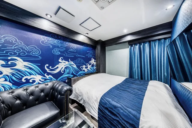 غرفة قياسية بسرير كينج، Hotel Lotus Umeda -Adult Only Osaka 2/7