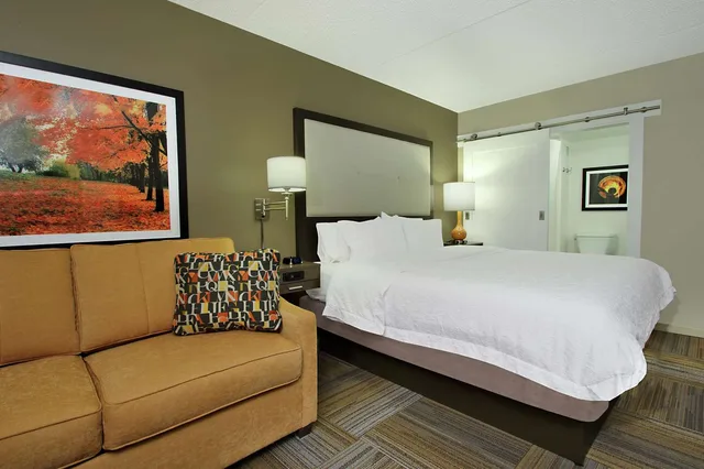 غرفة بسرير كينج مع أريكة، Hampton Inn Philadelphia Great Valley Malvern 2/4