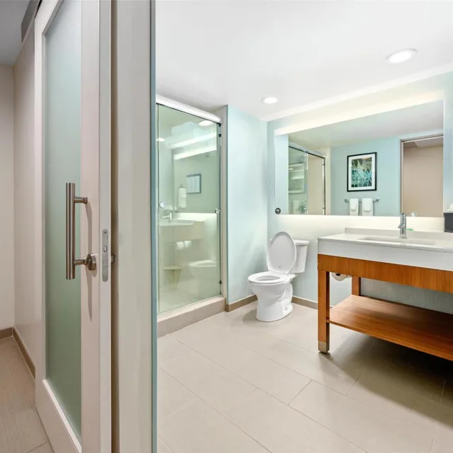 غرفة بسرير كينج بإطلالة جزئية على البحر، Hyatt Place Ocean City Oceanfront 3/3