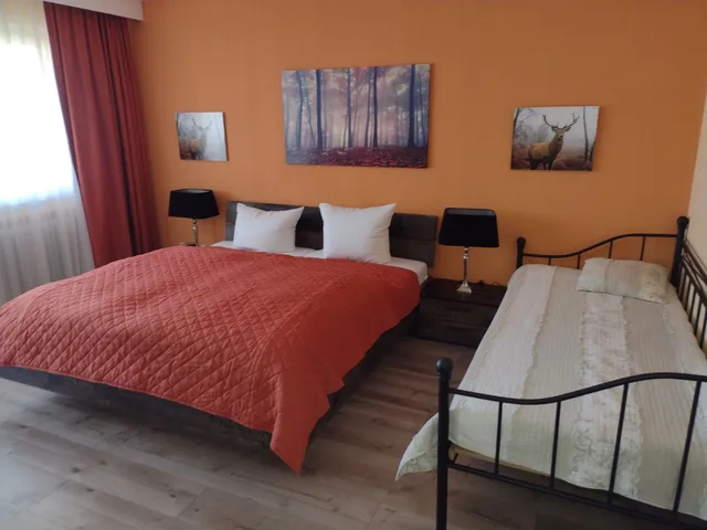 Retro, Comfort, Family, 1 Double and 1 Single Bed, Balcony، Hotel Waldblick 5/10