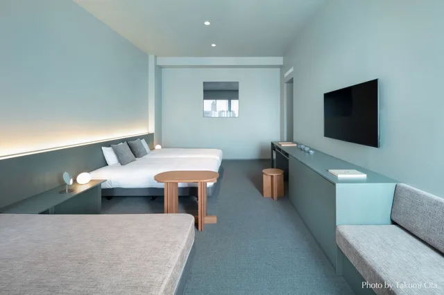 غرفة سوبيريور بسريرين منفصلين مع أريكة، KAIKA Tokyo by THE SHARE HOTELS 2/4