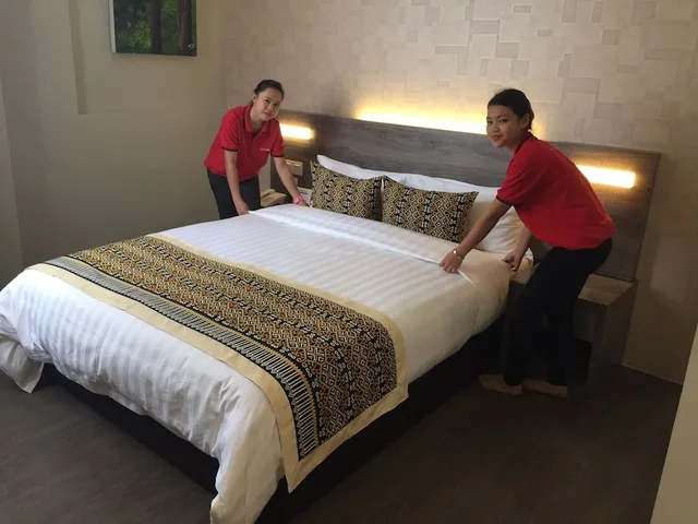غرفة سوبيريور بسرير كوين بإطلالة على المدينة، Ajang Hotel 6/10