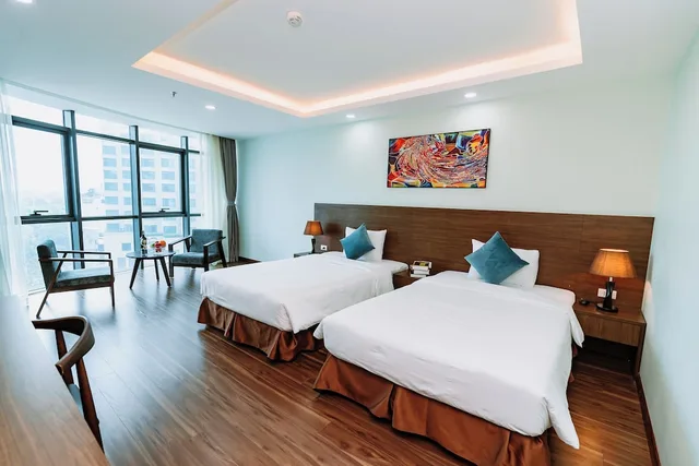 غرفة تنفيذية بسريرين منفصلين بإطلالة على المدينة، Legend Westlake Hotel 1/5