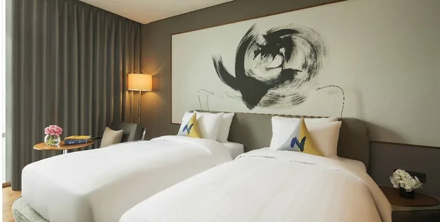 غرفة تنفيذية بسريرين منفصلين، Novotel Ambassador Seoul Dongdaemun Hotels and Residences 4/7