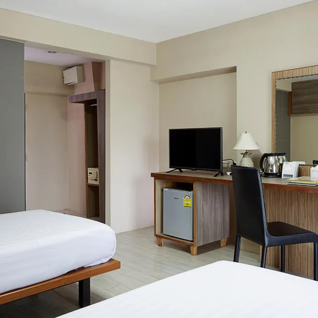 غرفة ديلوكس بسريرين منفصلين، Watana Hotel Bangkok 10/10