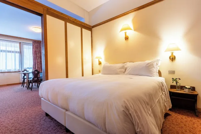 غرفة سوبيريور بسريرين منفصلين بإطلالة على الجبل، Hotel Alaska Cortina 2/9
