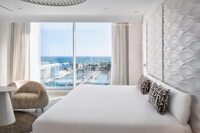 غرفة ديلوكس بسرير مزدوج أو سريرين منفصلين، Hotel Marina Badalona 4/6