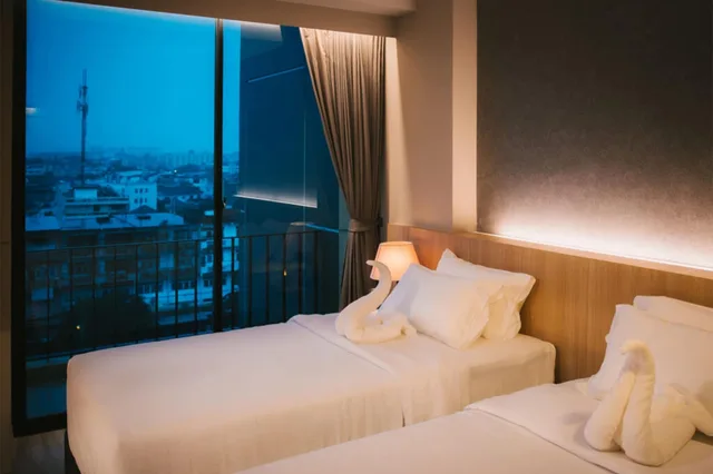 غرفة قياسية بسريرين منفصلين، 56 Hotel 5/6