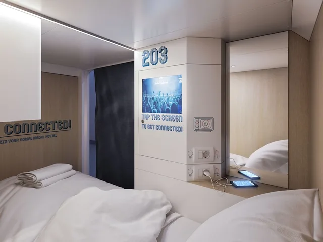 Capsule, Mixed Dorm, Standard, Shared Bathroom، Ostelzzz 1/4