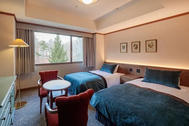 غرفة اقتصادية بسريرين منفصلين، Hakuba Tokyu Hotel 3/5
