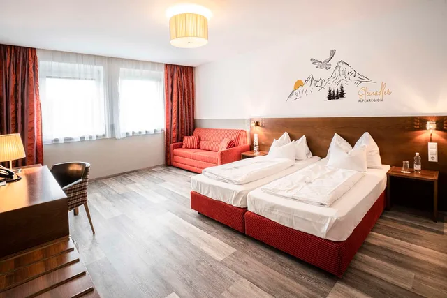 غرفة عائلية بسريرين منفصلين مع أريكة، Best Western Hotel am Walserberg 1/2