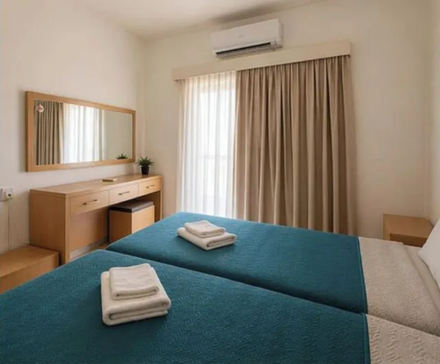 شقة بسرير مزدوج بغرفة نوم واحدة مع أريكة، Amore Protaras Apartments 5/7