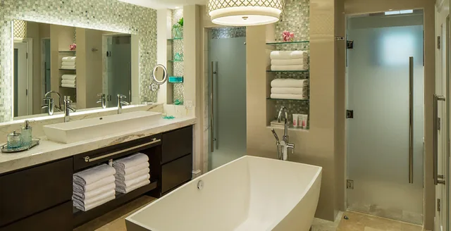 2 Bedrooms, Luxury, Suite, 2 Double Beds, Partial Ocean View, Butler، Beaches Turks & Caicos 4/5