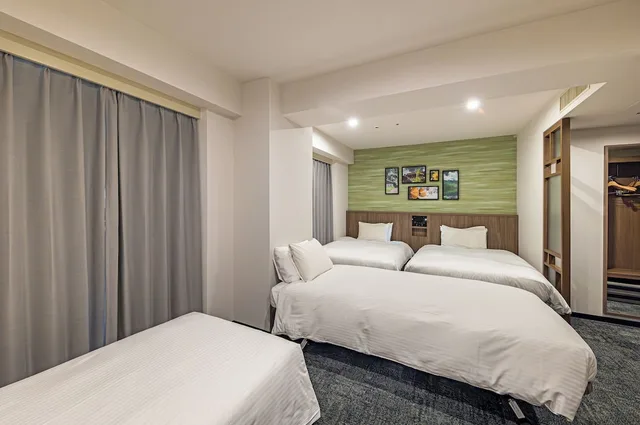 Renovated, Deluxe, Quadruple, Twin Beds, 2 Sofa، Hotel Jal City Nagano 2/6