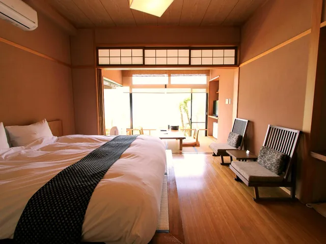Standard, Double Bed, River View, Sun Room, Tatami، Kinosaki Maruyamagawa Onsen Ginka 1/1