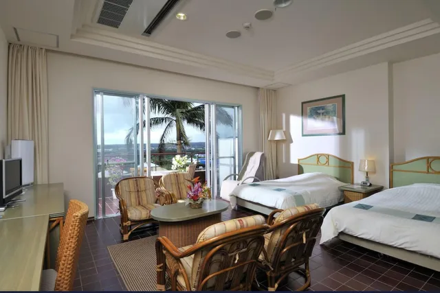 غرفة ديلوكس بأربعة أسرّة بإطلالة على البحر، Okinawa Kariyushi Resort Exes Ishigaki 1/1