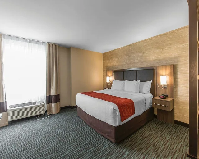 غرفة قياسية بسرير كينج، Comfort Inn & Suites Calgary Airport North 4/7