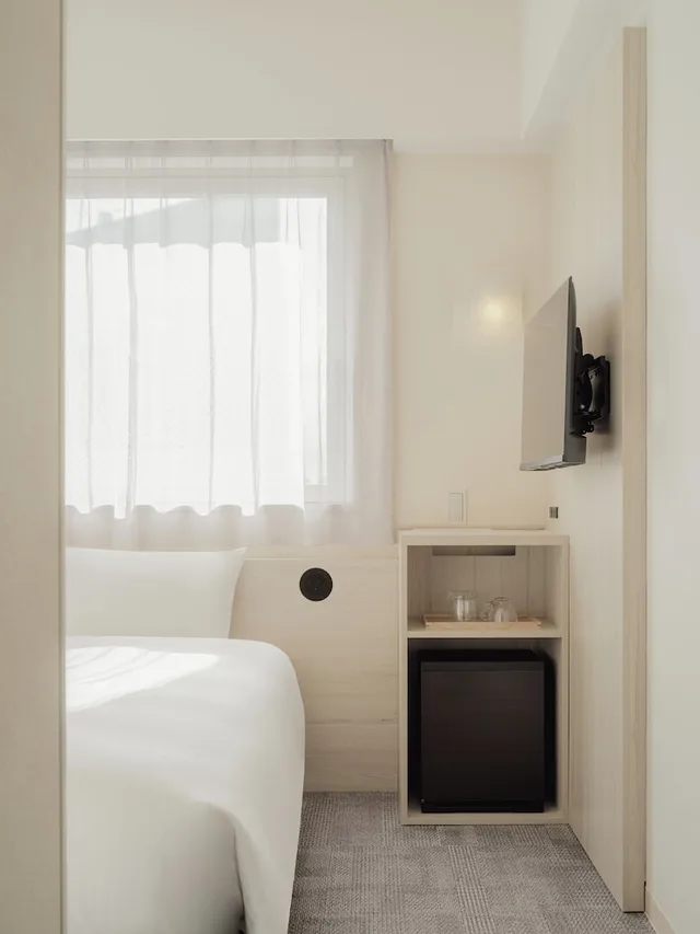 غرفة بسرير كوين، Hotel Mid In Meguro-Ekimae 3/5