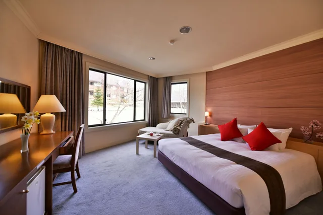 غرفة غراند بسرير مزدوج مع أريكة، Hotel Sierra Resort Hakuba 2/10