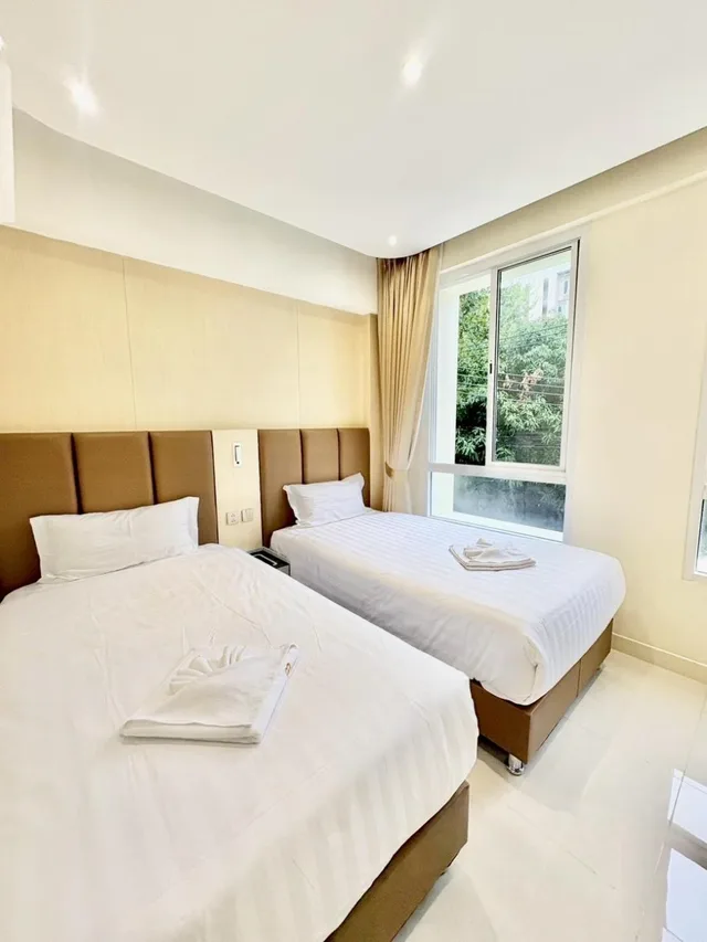 غرفة بسريرين منفصلين، ABC QQ Hotel 3/10