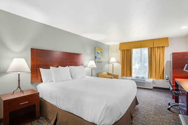غرفة بسرير كينج بحوض استحمام لذوي الإعاقة، Best Western Plus Villa Del Lago Inn 2/4