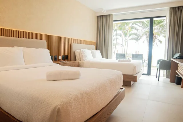 غرفة ديلوكس بسريرين مزدوجين بإطلالة على البحر بشرفة، Mantahost Hotel 2/10