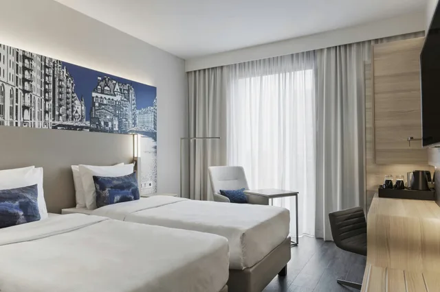 غرفة بسريرين منفصلين، Courtyard Hamburg City 1/3
