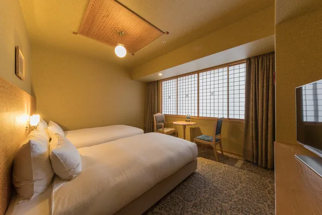غرفة قياسية بسريرين منفصلين، Jr Kyushu Hotel Blossom Oita 6/10