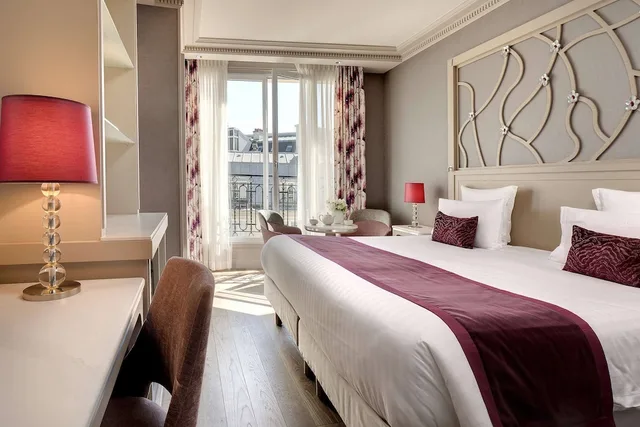 غرفة بسريرين منفصلين، Hotel Rochester Champs-Elysees 9/10