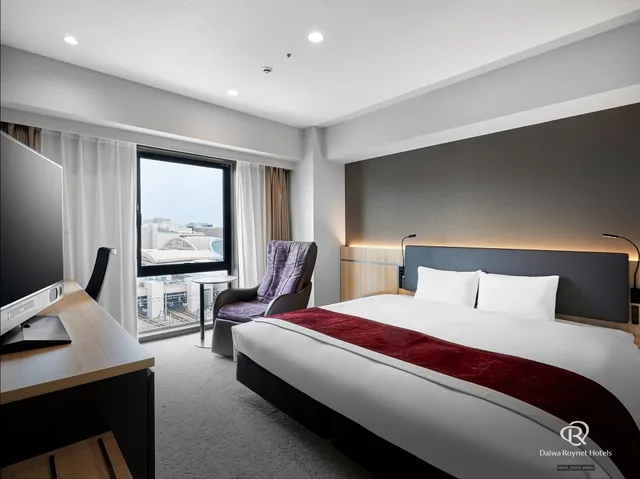 غرفة ديلوكس بسرير كينج، Daiwa Roynet Hotel Kanazawa Eki Nishiguchi 1/8