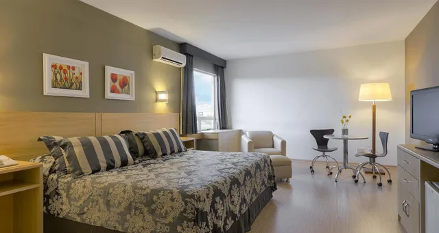 غرفة قياسية بسرير كوين، Hotel Cassino Tower Curitiba Aeroporto By Nacional Inn 4/6