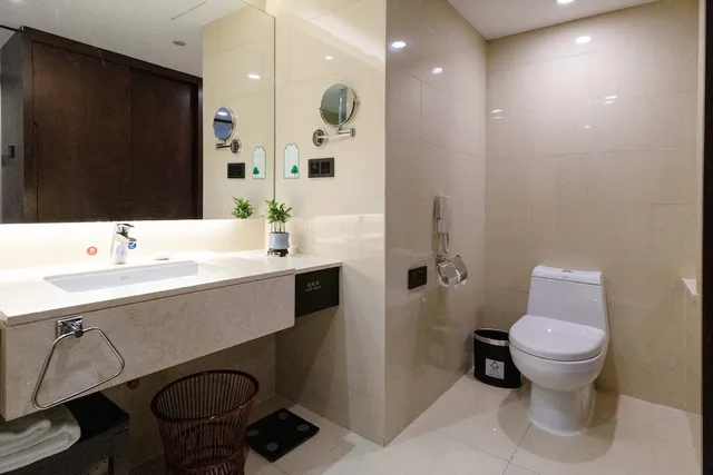 غرفة قياسية بسريرين منفصلين، Guangdong Yingbin Hotel 7/8