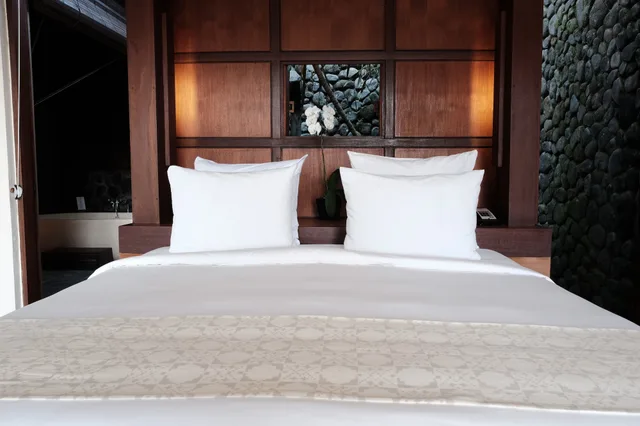 غرفة ديلوكس بسريرين منفصلين، Alila Ubud 4/4