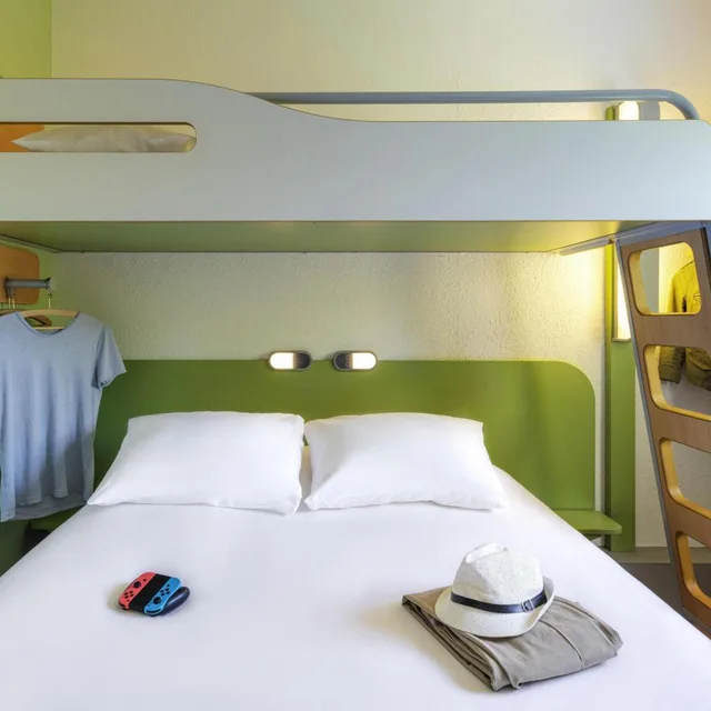 غرفة ثلاثية، Ibis Budget Clermont Ferrand Sud Aubiere 3/8