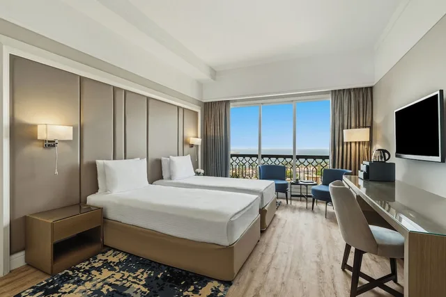 جناح متصل عائلي بسريرين مزدوجين بإطلالة على البحر، Rixos Bab Al Bahr 3/10