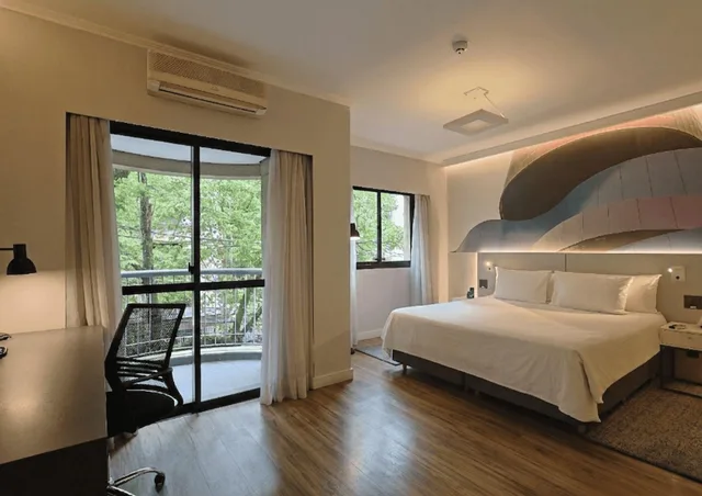 غرفة سوبيريور بسرير مزدوج، Clarion Hotel Faria Lima 1/4