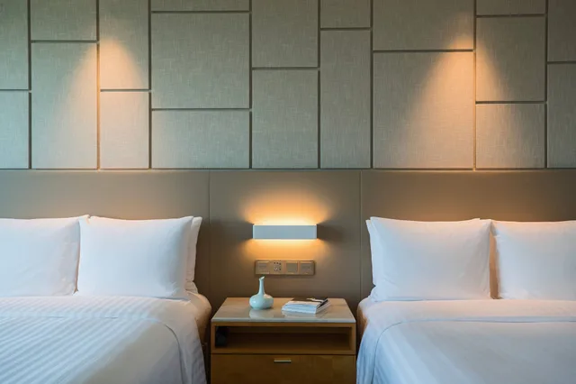 غرفة كلوب بسريرين مزدوجين بإطلالة على المدينة، Renaissance Suzhou Hotel 3/5