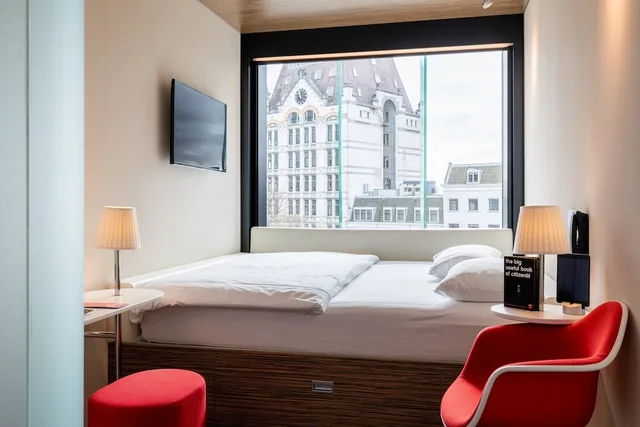 غرفة بسرير كينج في طابق مرتفع، Citizenm Rotterdam 3/9