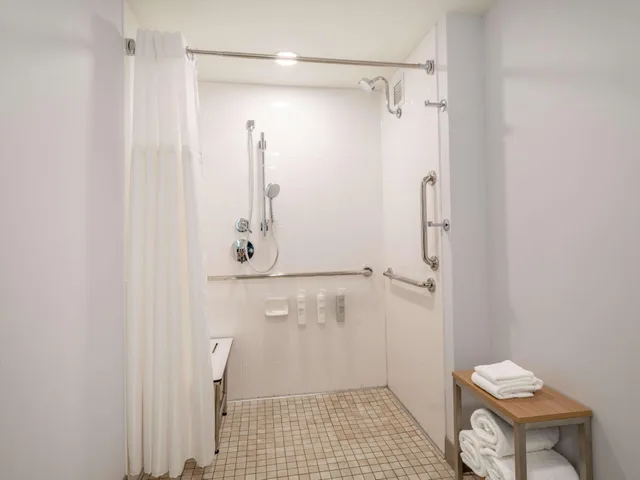 غرفة بسرير مزدوج لذوي الإعاقة، Hilton Garden Inn Toledo Downtown OH 3/3