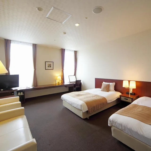غرفة كبيرة بسريرين منفصلين، Asahikawa Toyo Hotel 8/10