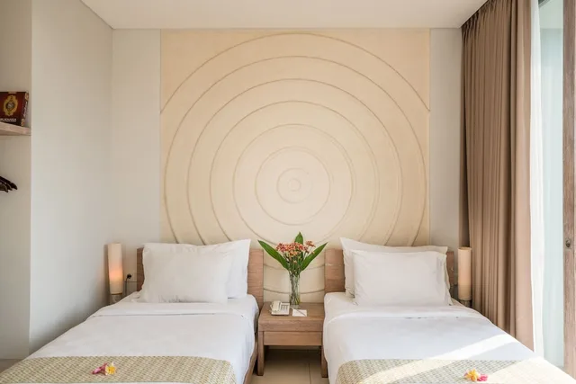 غرفة سوبيريور بسريرين منفصلين بإطلالة على الجبل بشرفة، Svarga Resort 1/8