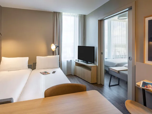 شقة بسريرين منفصلين بغرفة نوم واحدة، Aparthotel Adagio London Stratford 1/5