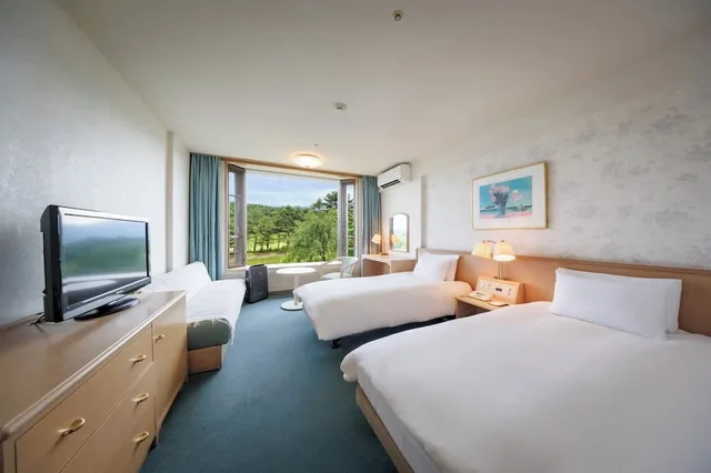 غرفة بسريرين منفصلين بإطلالة على الجبل، Tsumagoi Prince Hotel 2/3