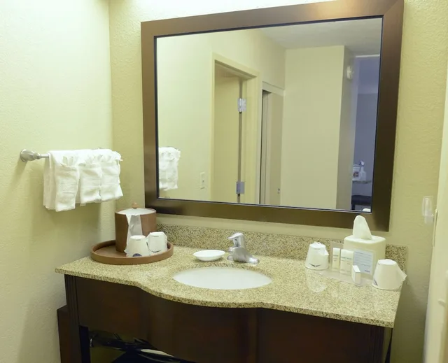 جناح بسرير كينج بإطلالة على المسبح بشرفة بمطبخ، Hampton Inn And Suites el Paso Airport 5/8