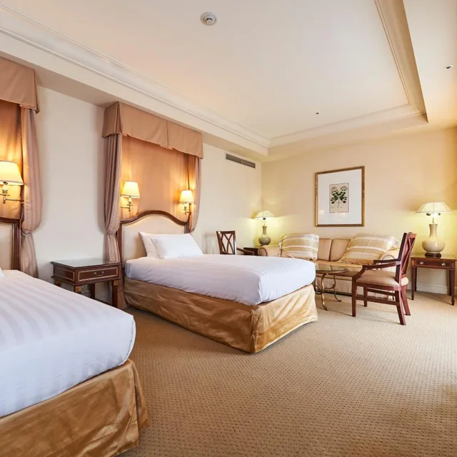 غرفة ديلوكس بسريرين منفصلين بشرفة، Hotel Grand Tiara Anjo 2/5