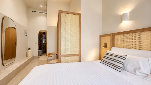 غرفة ديلوكس بسرير مزدوج بإطلالة على المدينة بشرفة، Cosy Rooms Tapineria 4/10